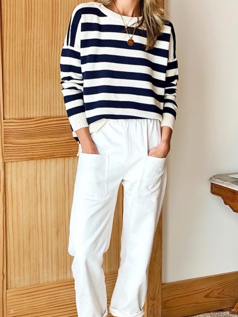 Emerson Fry Orchard Pant - ivory